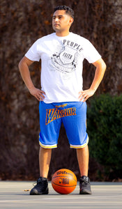 Prayer Warrior Blue Shorts